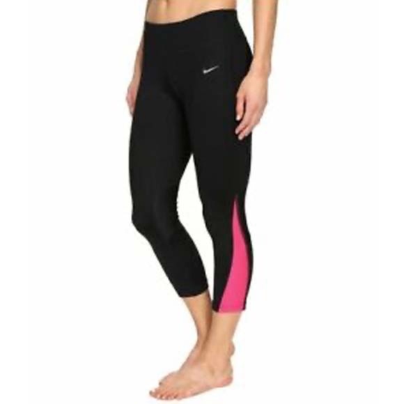 NWT NIKE RUNNING DRI-FIT CAPRI LEGGINGS - Picture 1 of 7